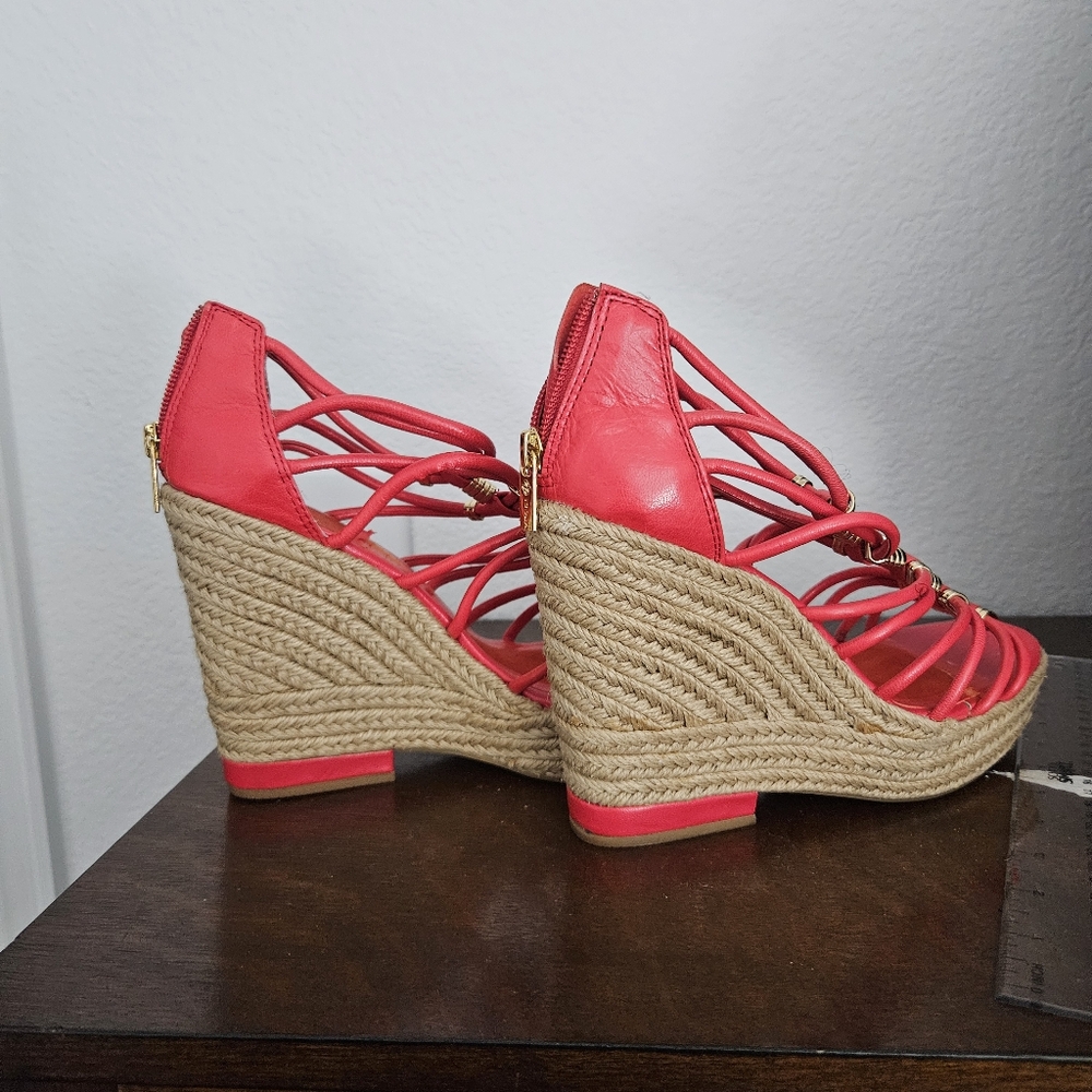 Isola Strappy Wedge Sandals - Size 8.5, - Picture 5 of 5